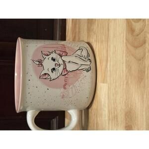 Disney Marie Cat Ceramic Coffee Mug with Pink Interior